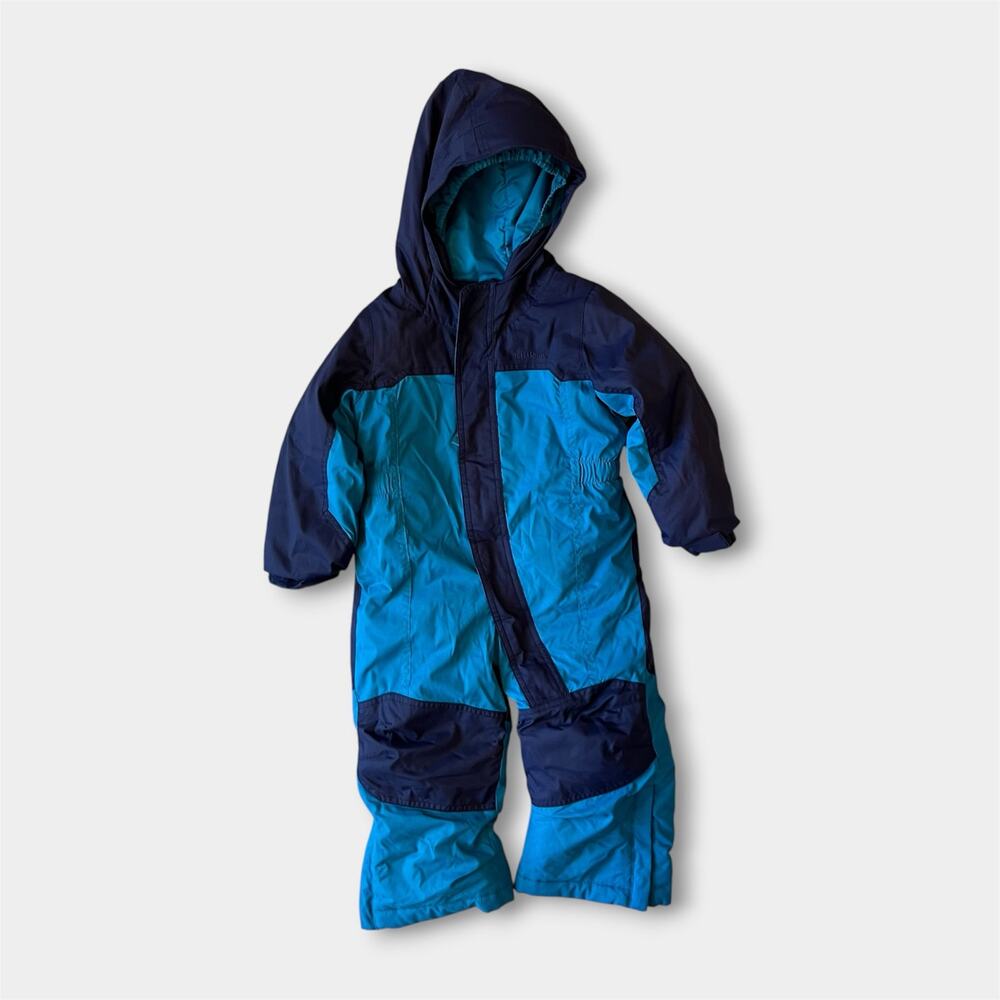 L.L. Bean Kids Navy & Teal Snow Suit 2T
